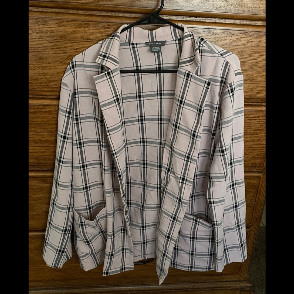 Plaid Blazer